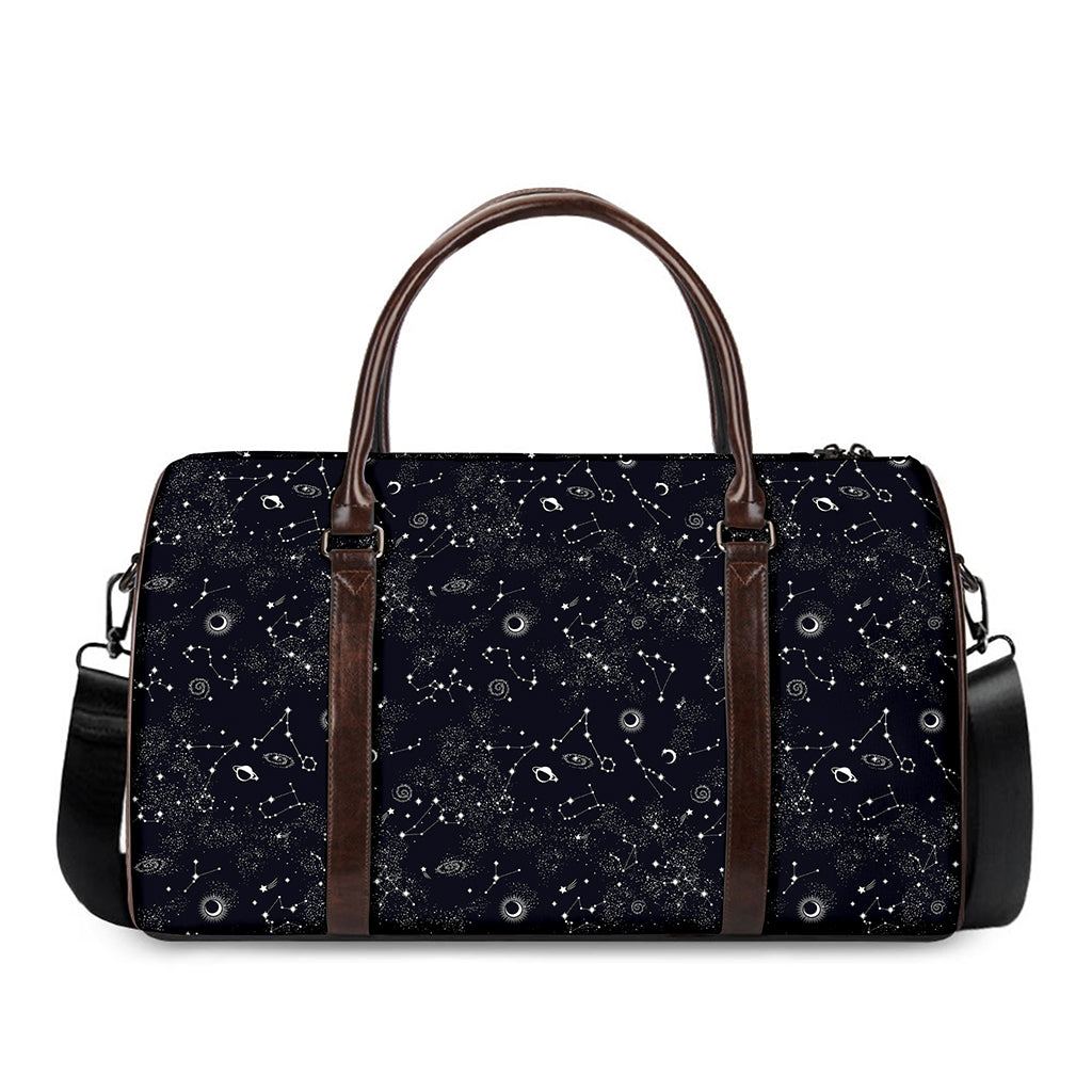 Constellation Space Pattern Print Duffle Bag