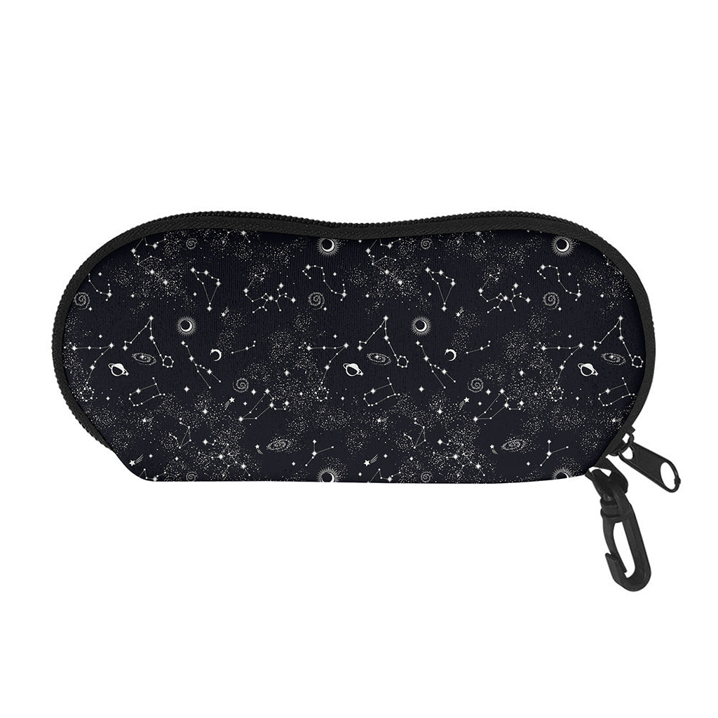 Constellation Space Pattern Print Glasses Case