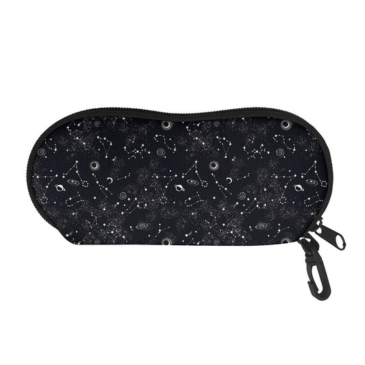 Constellation Space Pattern Print Glasses Case