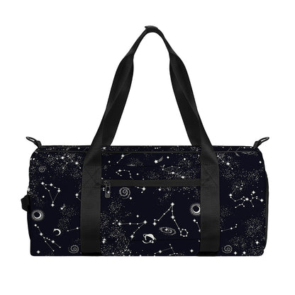 Constellation Space Pattern Print Gym Bag