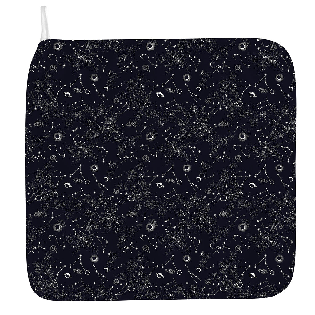 Constellation Space Pattern Print Hand Towel