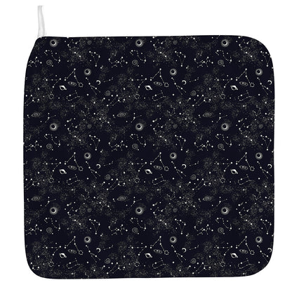 Constellation Space Pattern Print Hand Towel