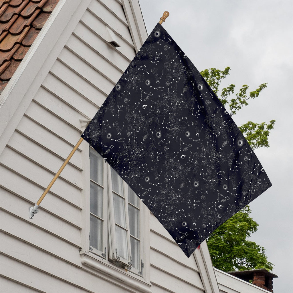 Constellation Space Pattern Print House Flag