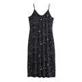Constellation Space Pattern Print Jersey Midi Cami Dress