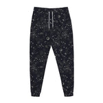 Constellation Space Pattern Print Jogger Pants