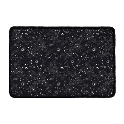 Constellation Space Pattern Print Kitchen Mat