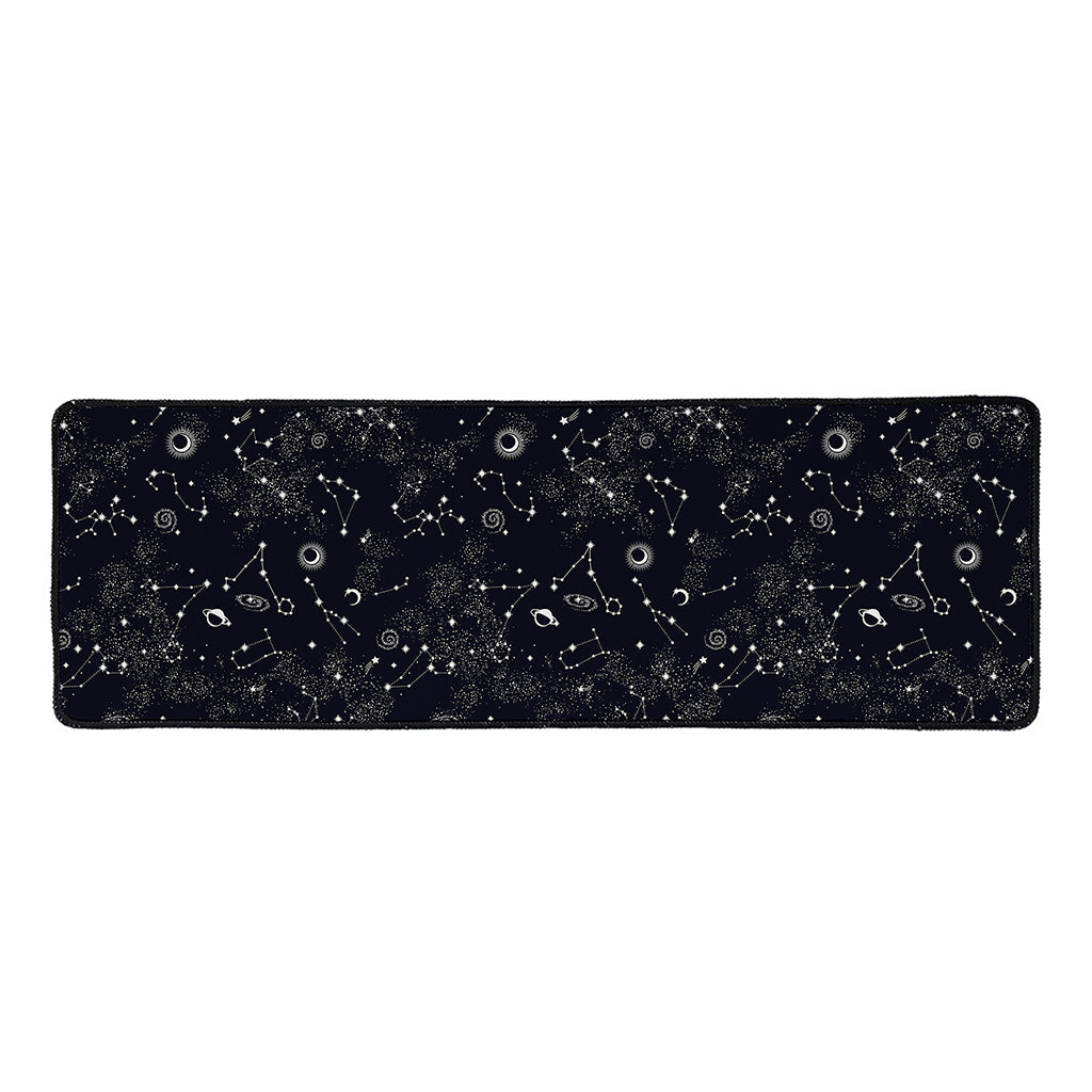Constellation Space Pattern Print Long Kitchen Mat