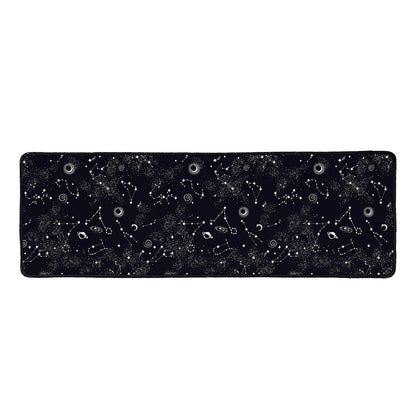 Constellation Space Pattern Print Long Kitchen Mat