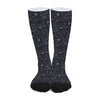 Constellation Space Pattern Print Long Socks