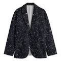 Constellation Space Pattern Print Men's Blazer