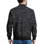 Constellation Space Pattern Print Men's Bomber Jacket