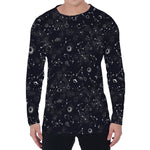 Constellation Space Pattern Print Men's Long Sleeve T-Shirt