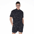 Constellation Space Pattern Print Men's Romper