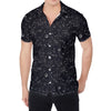 Constellation Space Pattern Print Men's Shirt