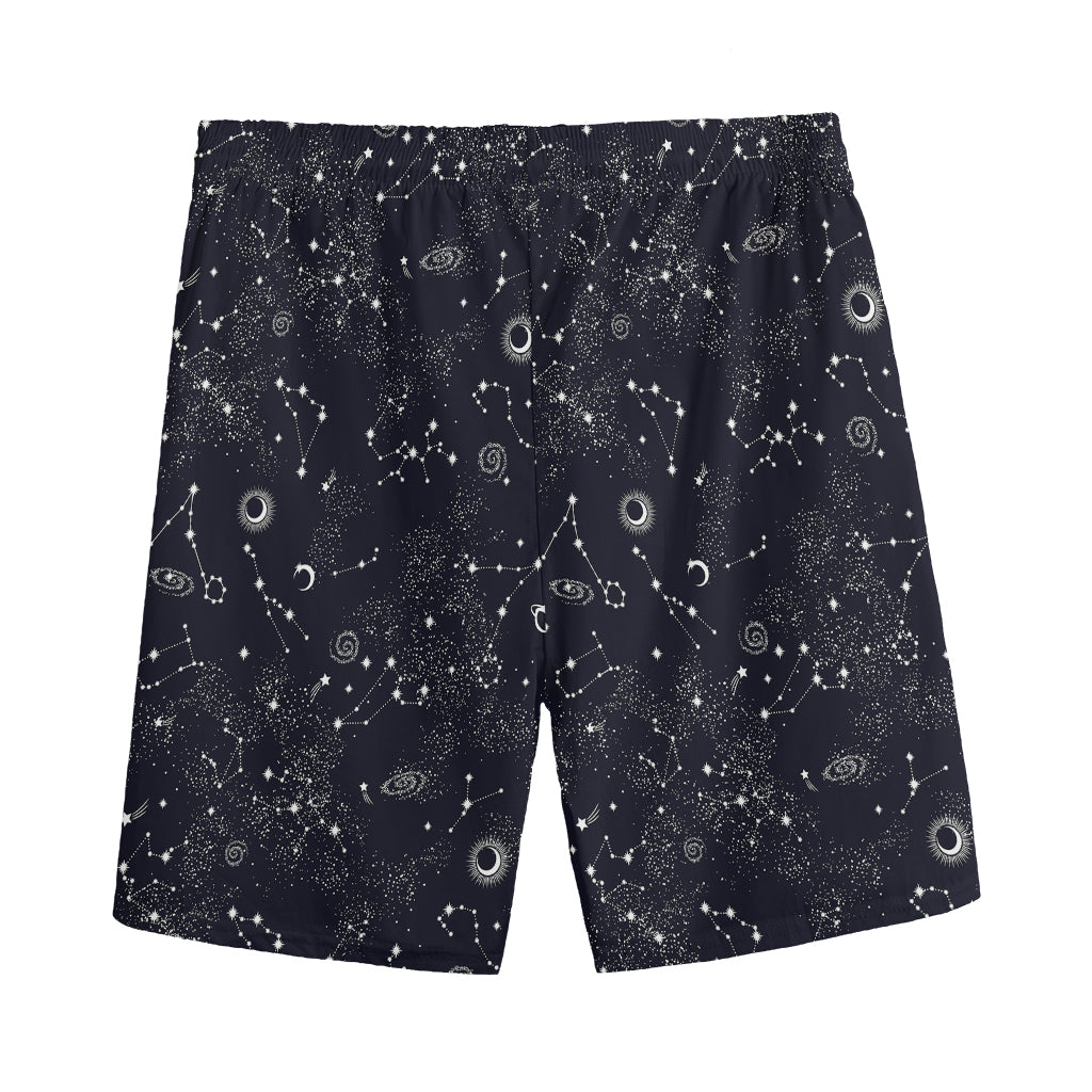 Constellation Space Pattern Print Men's Sports Shorts