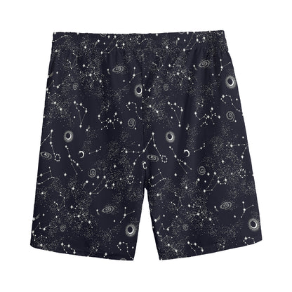 Constellation Space Pattern Print Men's Sports Shorts