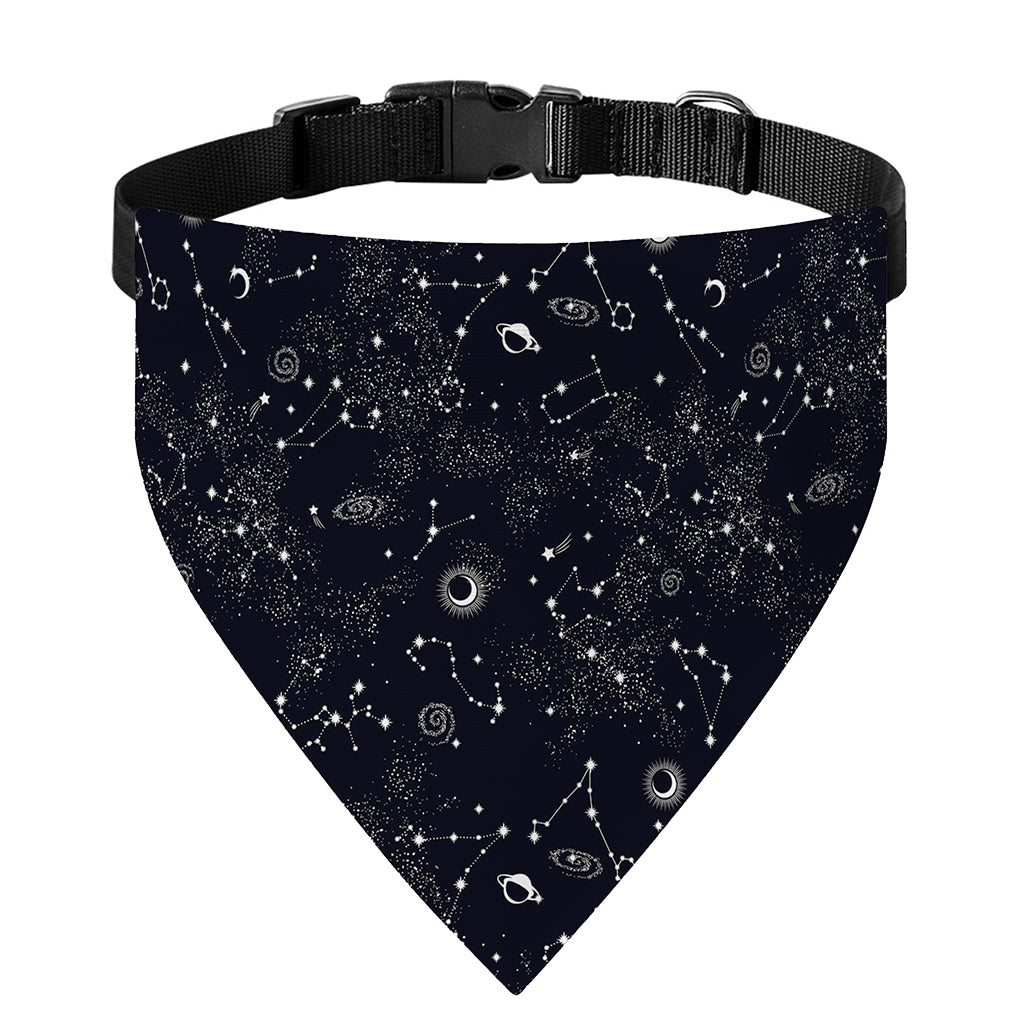 Constellation Space Pattern Print Over The Collar Dog Bandana
