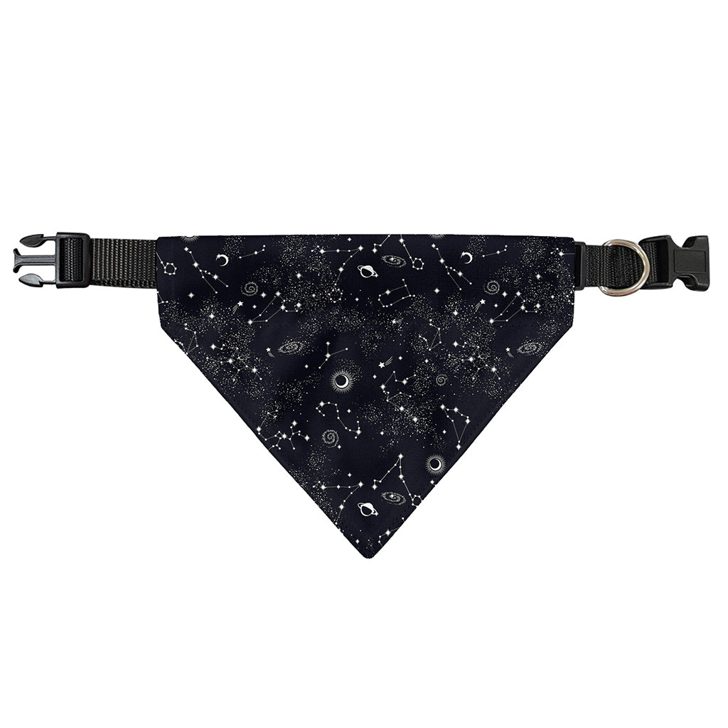 Constellation Space Pattern Print Over The Collar Dog Bandana