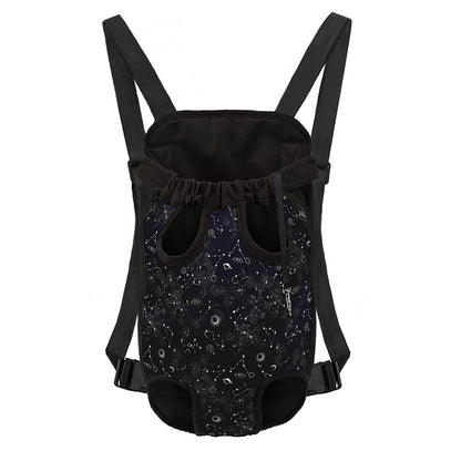 Constellation Space Pattern Print Pet Carrier Backpack