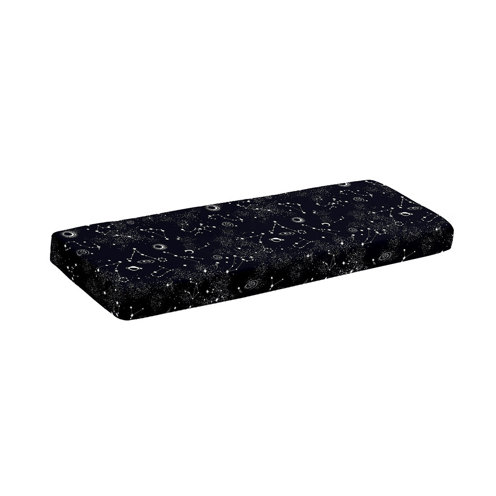 Constellation Space Pattern Print Piano Keyboard Cover