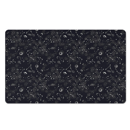 Constellation Space Pattern Print Polyester Doormat