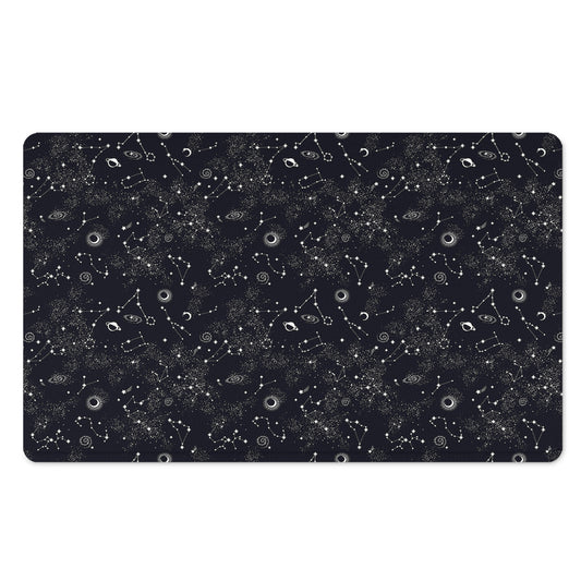 Constellation Space Pattern Print Polyester Doormat