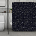 Constellation Space Pattern Print Polyester Shower Curtain