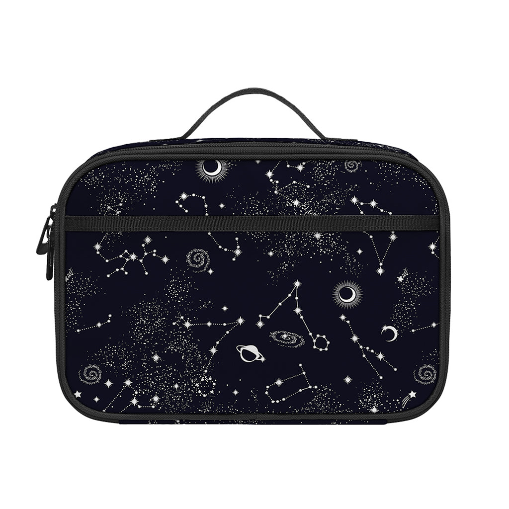 Constellation Space Pattern Print Portable Lunch Bag