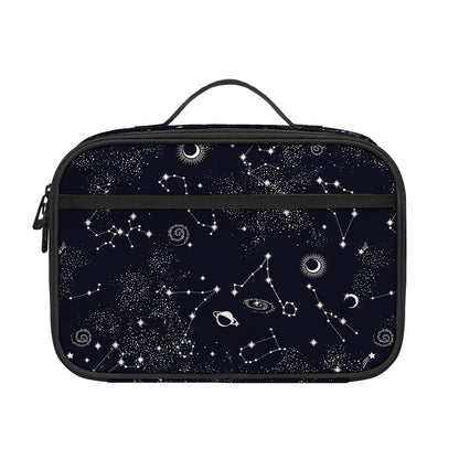 Constellation Space Pattern Print Portable Lunch Bag