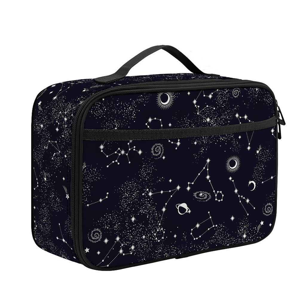 Constellation Space Pattern Print Portable Lunch Bag