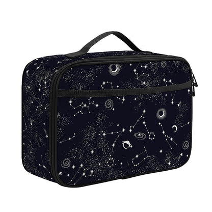 Constellation Space Pattern Print Portable Lunch Bag