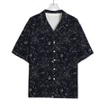 Constellation Space Pattern Print Rayon Hawaiian Shirt