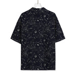 Constellation Space Pattern Print Rayon Hawaiian Shirt
