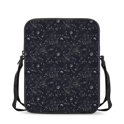 Constellation Space Pattern Print Rectangular Crossbody Bag