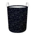 Constellation Space Pattern Print Round Laundry Basket