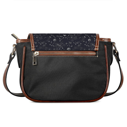 Constellation Space Pattern Print Saddle Bag