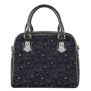 Constellation Space Pattern Print Shoulder Handbag