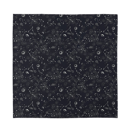 Constellation Space Pattern Print Silk Bandana