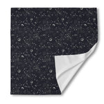 Constellation Space Pattern Print Silk Bandana