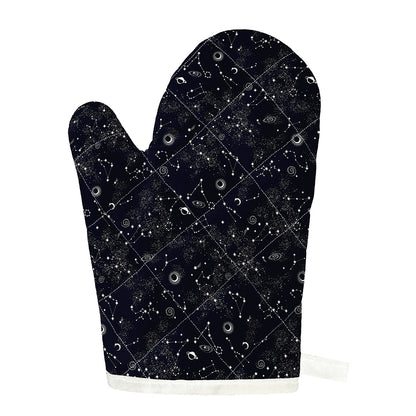 Constellation Space Pattern Print Single Oven Mitt