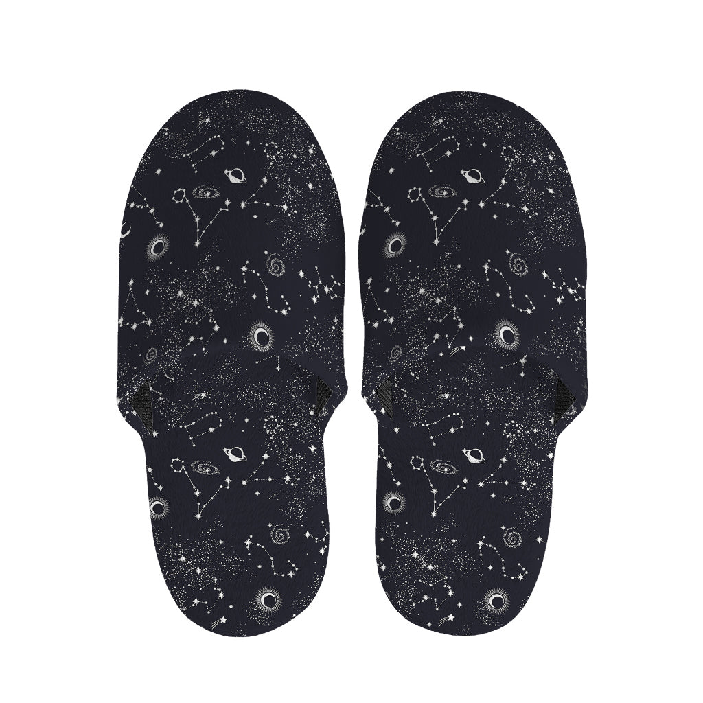 Constellation Space Pattern Print Slippers