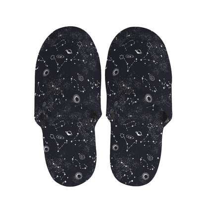 Constellation Space Pattern Print Slippers