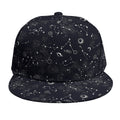 Constellation Space Pattern Print Snapback Cap