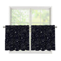Constellation Space Pattern Print Tier Curtains