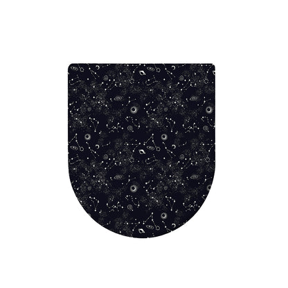 Constellation Space Pattern Print Toilet Lid Cover
