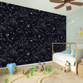 Constellation Space Pattern Print Wall Sticker