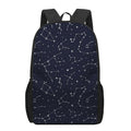 Constellation Stars Pattern Print 17 Inch Backpack