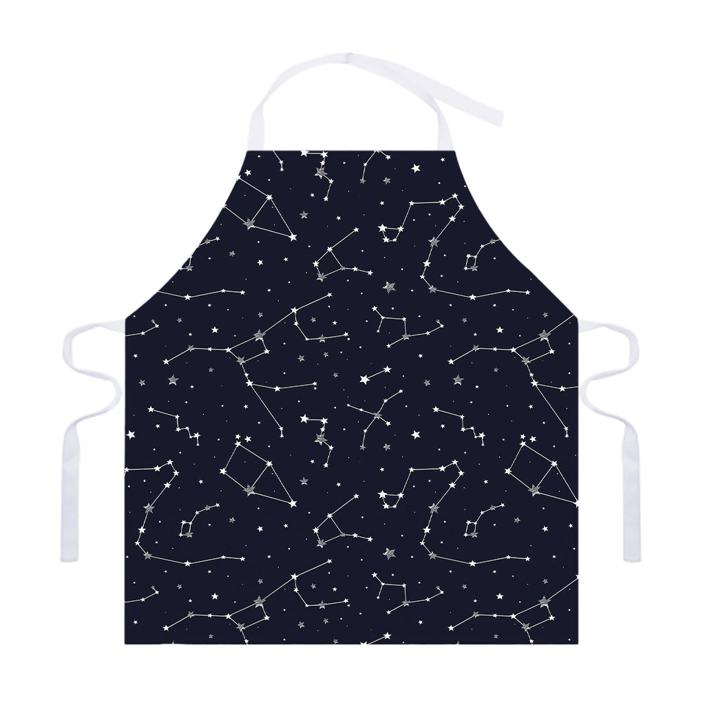 Constellation Stars Pattern Print Adjustable Apron