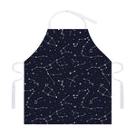 Constellation Stars Pattern Print Adjustable Apron