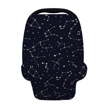 Constellation Stars Pattern Print Baby Seat Cover